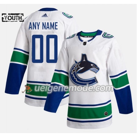 Kinder Eishockey Vancouver Canucks Trikot Custom Adidas 2019-2020 Weiß Authentic
